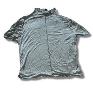 Divided Green Lettuce Hem Top – Size S | Soft Girl Aesthetic | Y2K Vibes |